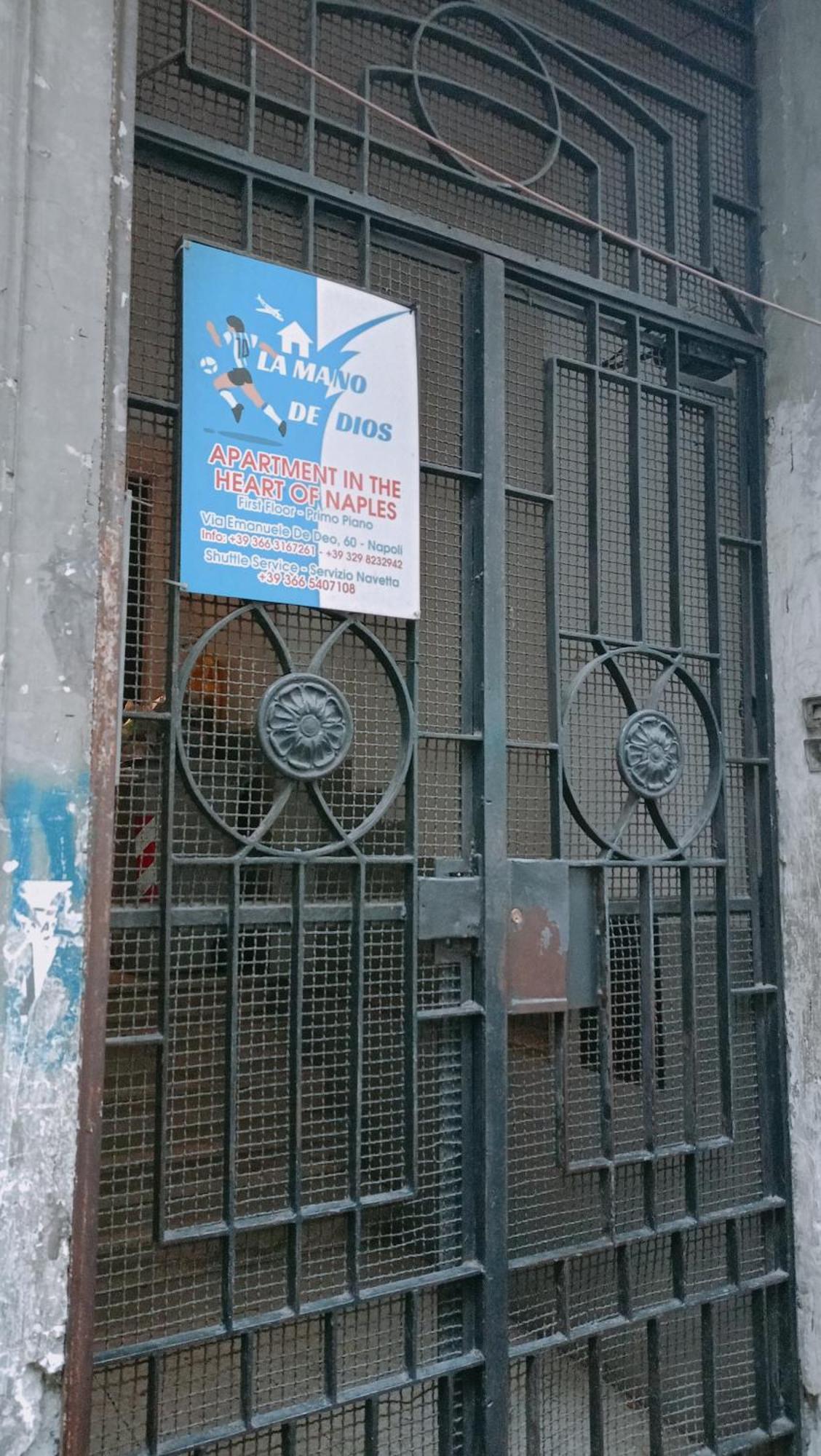 Apartmán La Mano De Dios Neapol Exteriér fotografie